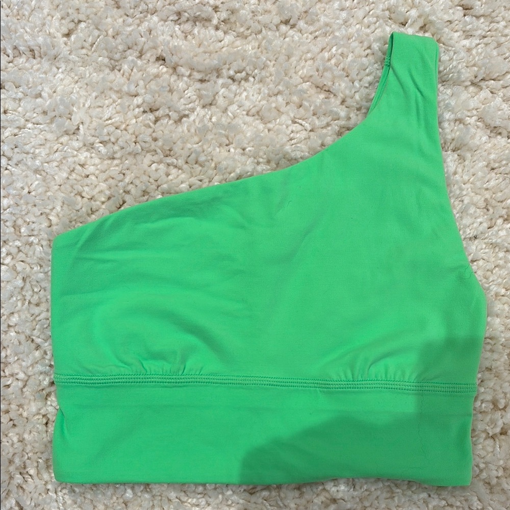 Green One-Shoulder Top